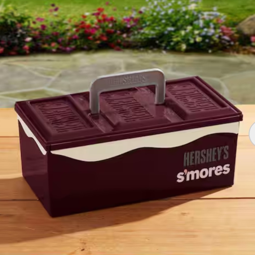 Mr. Bar-B-Q S'mores Caddy Outdoor Cooking Accessory- Hershey Tote Good Condition